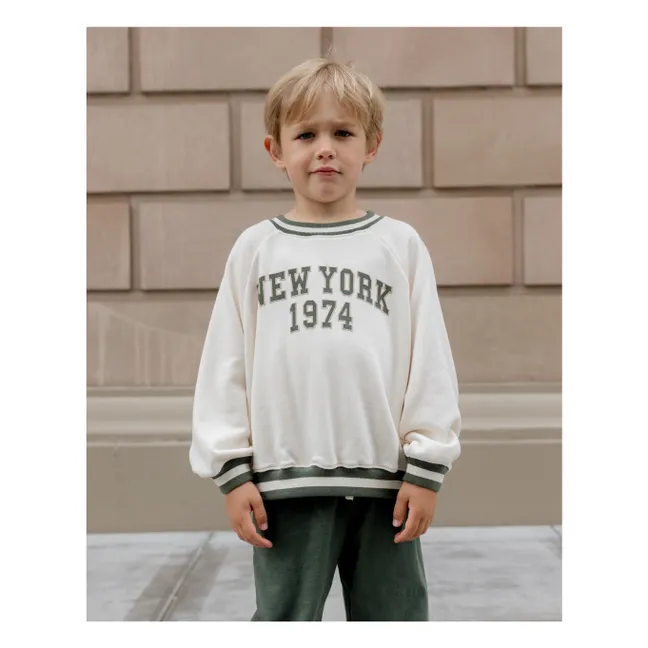 Raglan Sweat New York Mini | Ecru