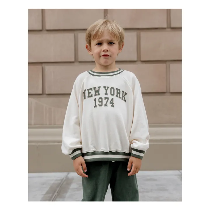 Raglan Sweat New York Mini | Ecru- Product image n°1