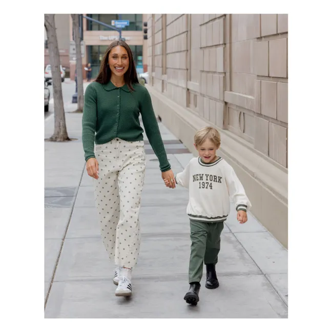 Sweat Raglan New York Mini | Ecru