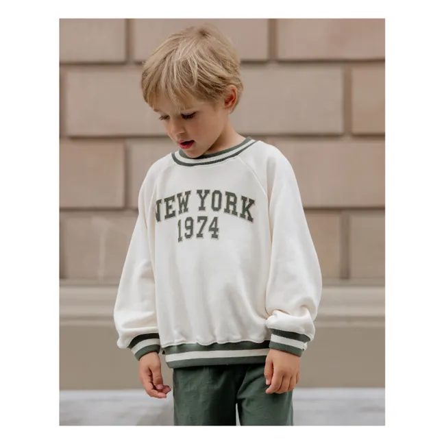 Raglan Sweat New York Mini | Ecru