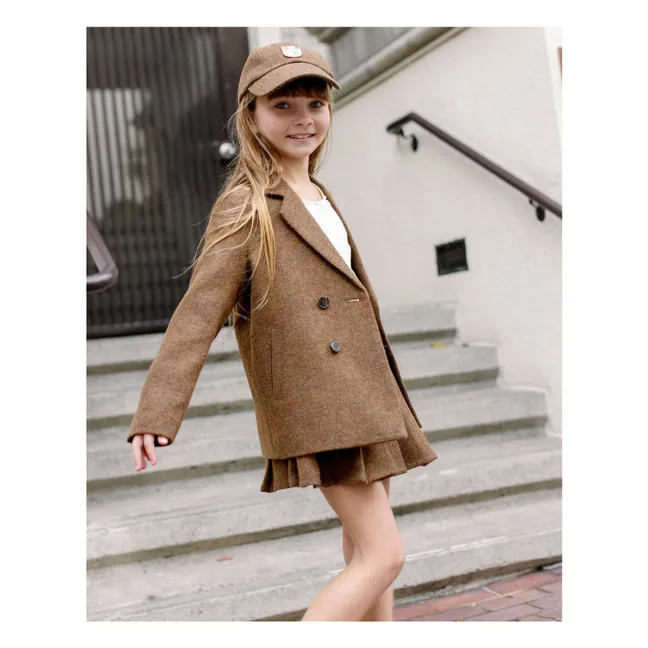 Veste Croisée Mini | Tabac