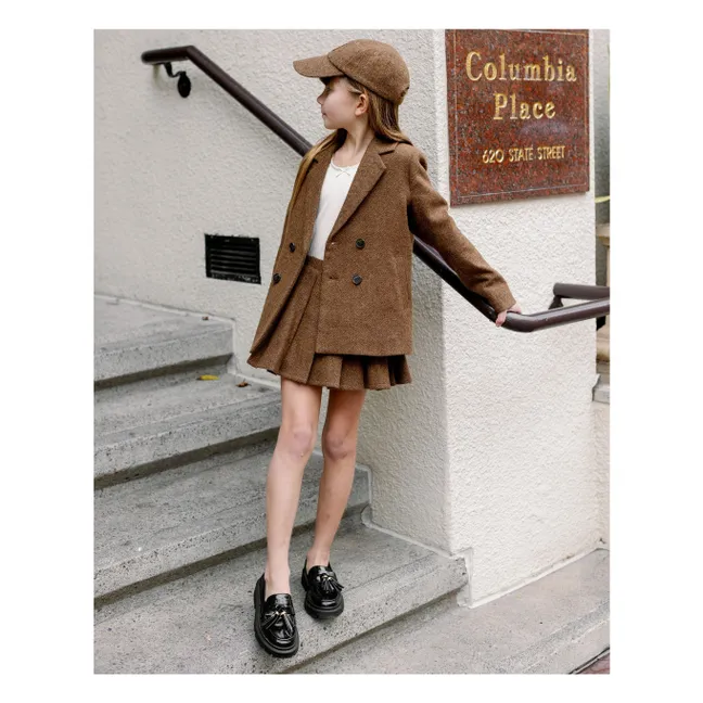 Veste Croisée Mini | Tabac