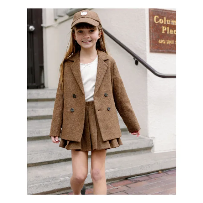 Veste Croisée Mini | Tabac