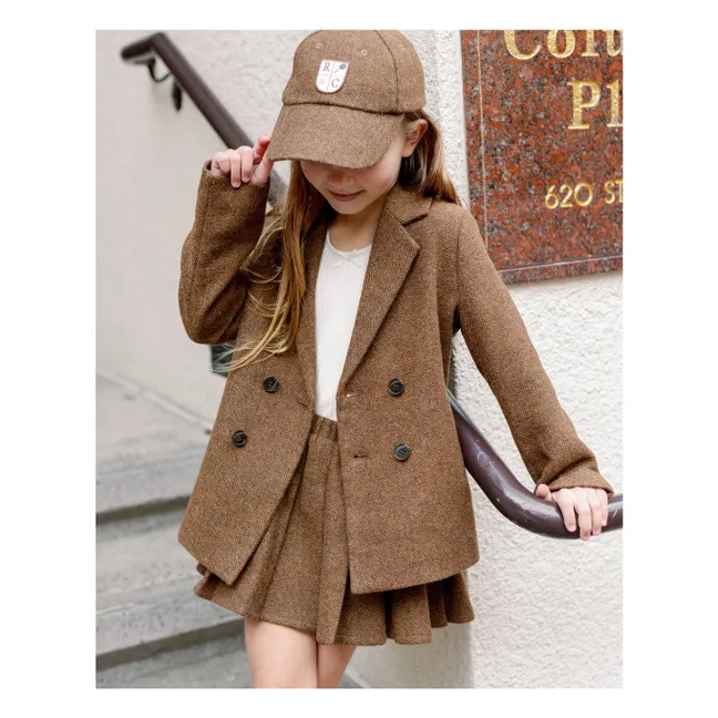 Veste Croisée Mini | Tabac