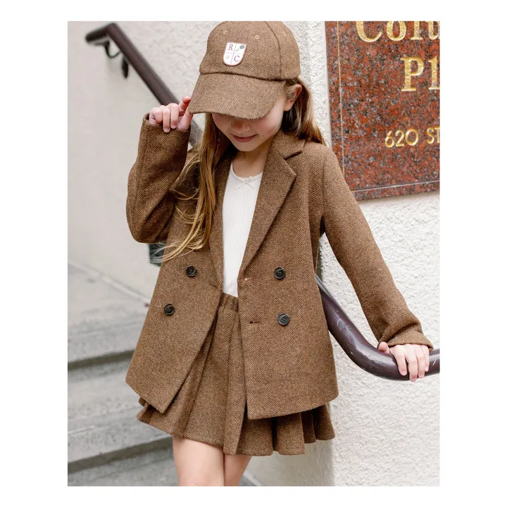 Veste Croisée Mini | Tabac- Image produit n°2