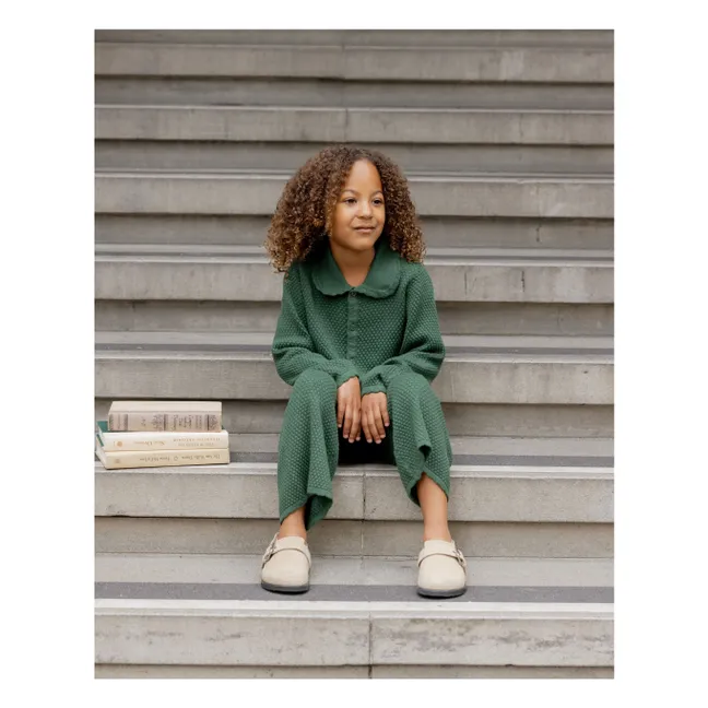 Flare Mesh Pants | Green