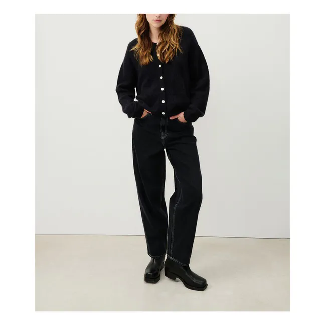 Chaleco Vitow de alpaca y lana | Negro