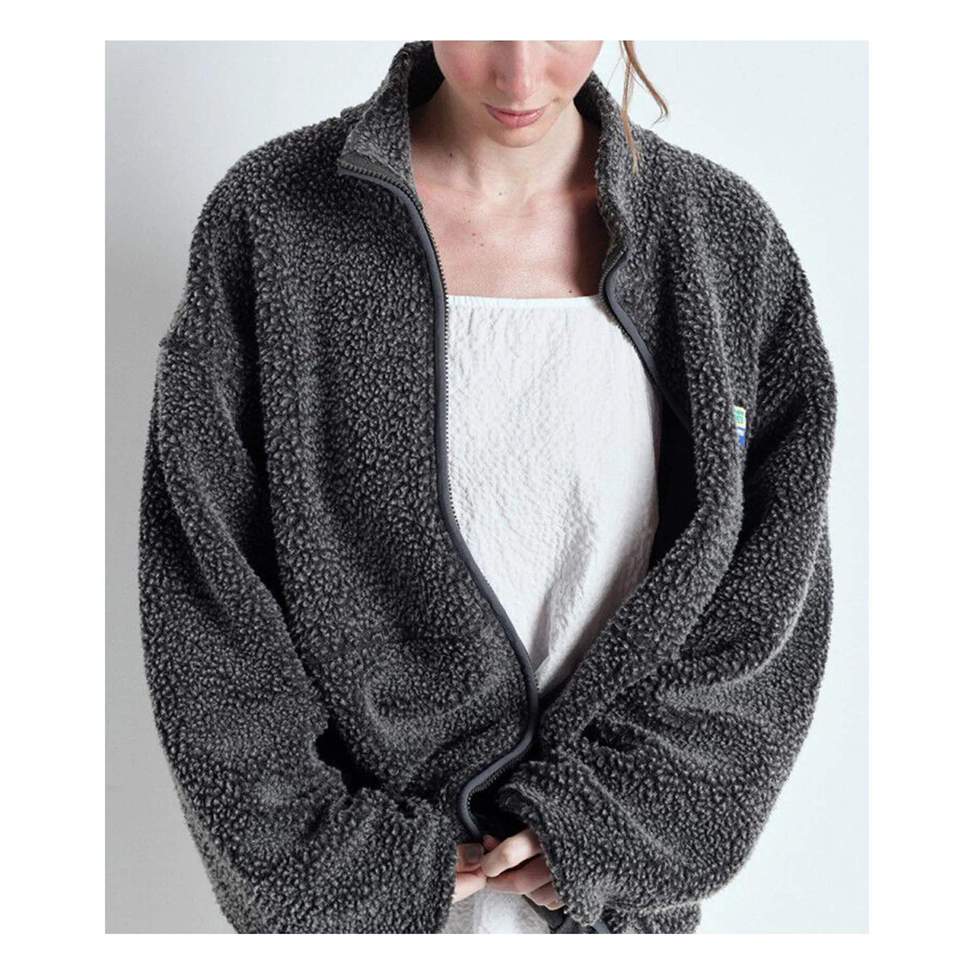 Veste Hoktown | Gris anthracite chiné- Image produit n°2