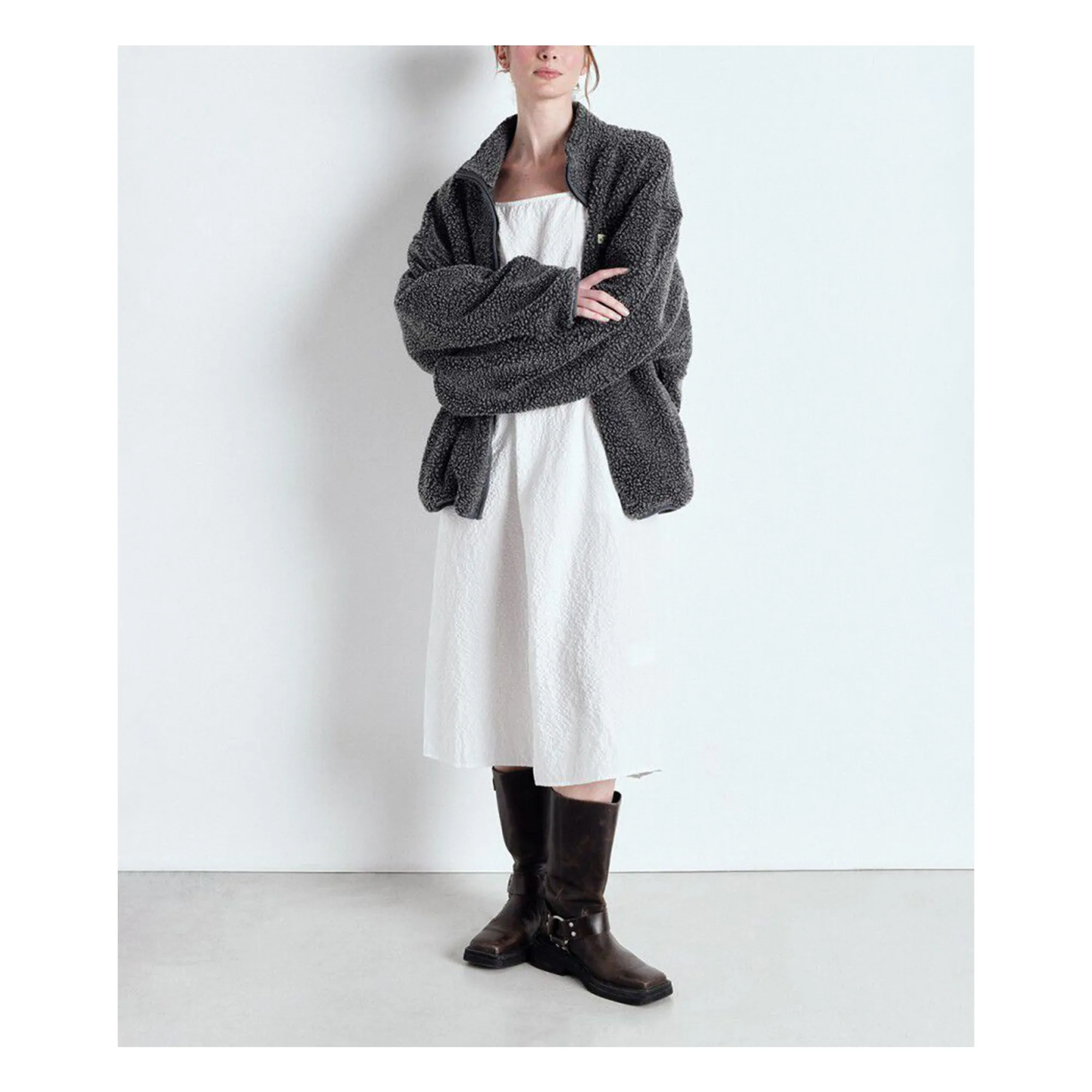 Veste Hoktown | Gris anthracite chiné- Image produit n°1