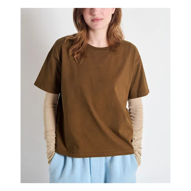 Fizvalley-T-Shirt | Haselnussbraun