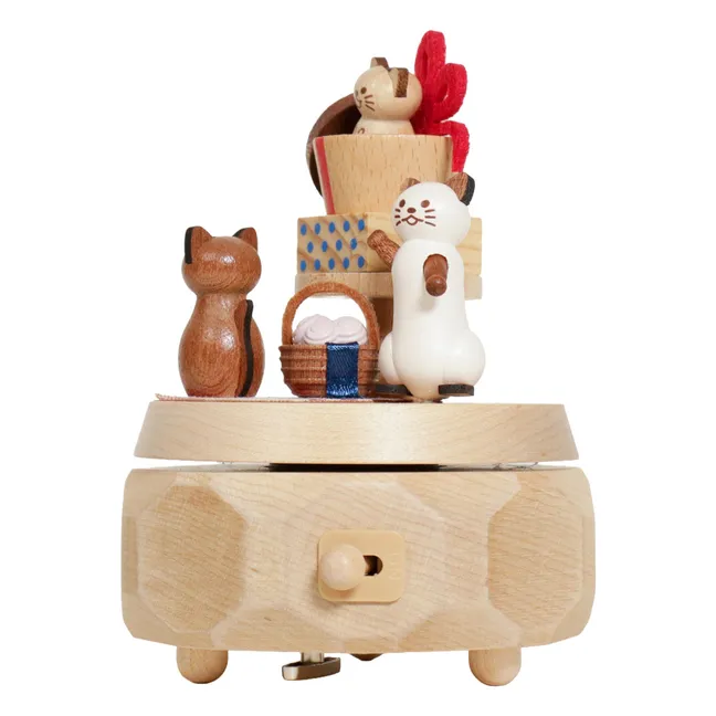 Caja de música para gatos