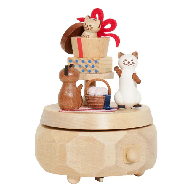 Caja de música para gatos