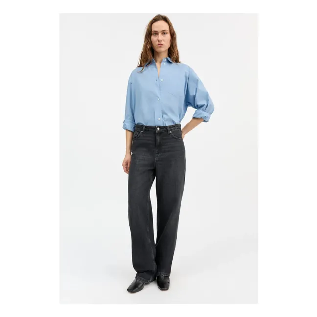 Vaqueros Maddy de algodón orgánico | Washed Black