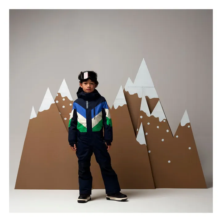 Lazy Lama Waterproof Ski Suit | Navy blue- Product image n°7