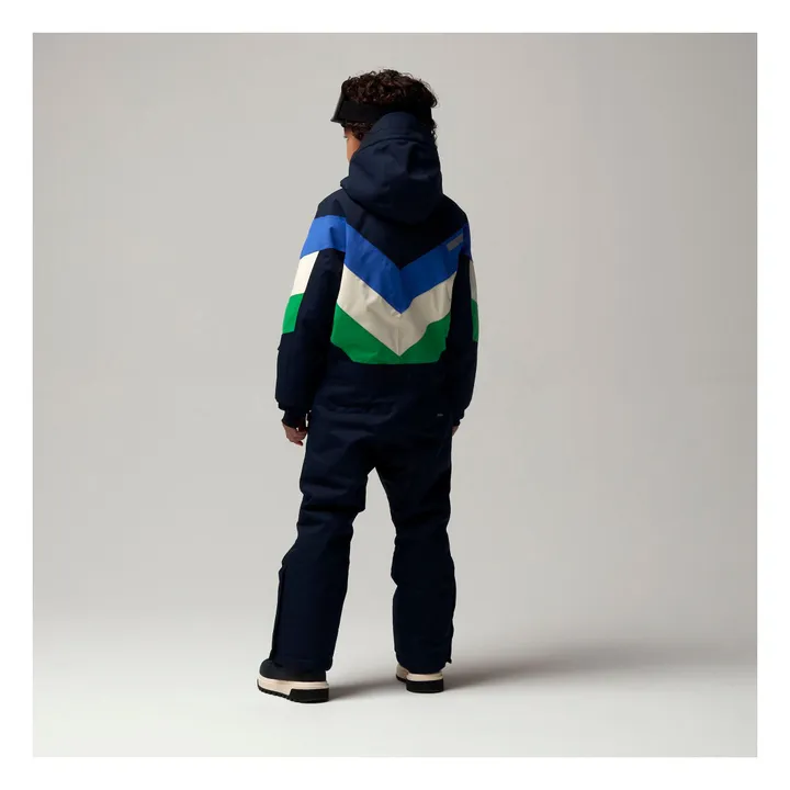 Lazy Lama Waterproof Ski Suit | Navy blue- Product image n°6