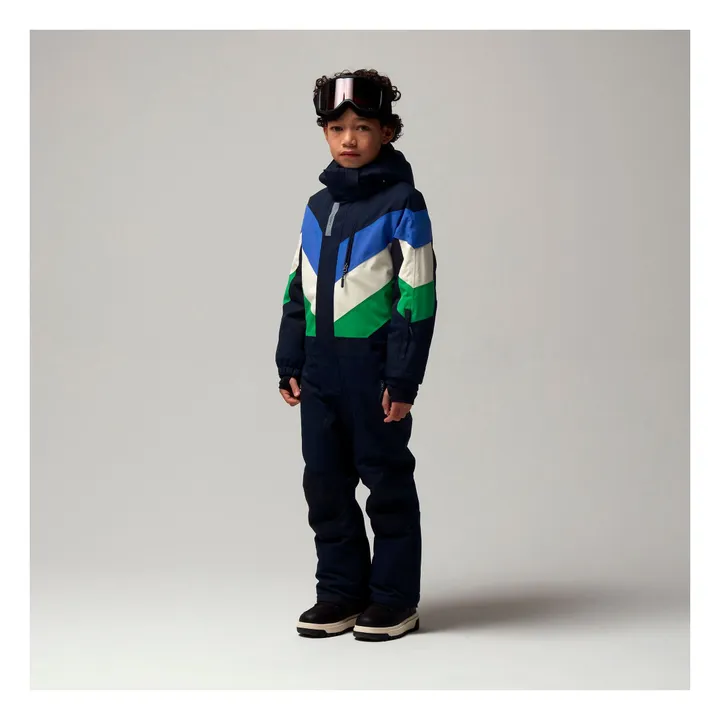 Lazy Lama Waterproof Ski Suit | Navy blue- Product image n°5