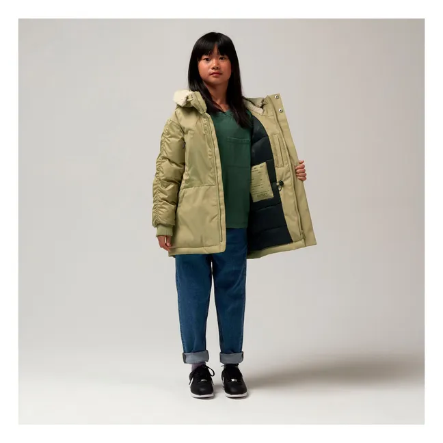 Funny Frog waterproof parka | Pale green