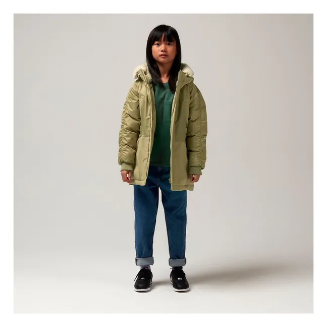 Funny Frog wasserdichter Parka | Blasses Grün