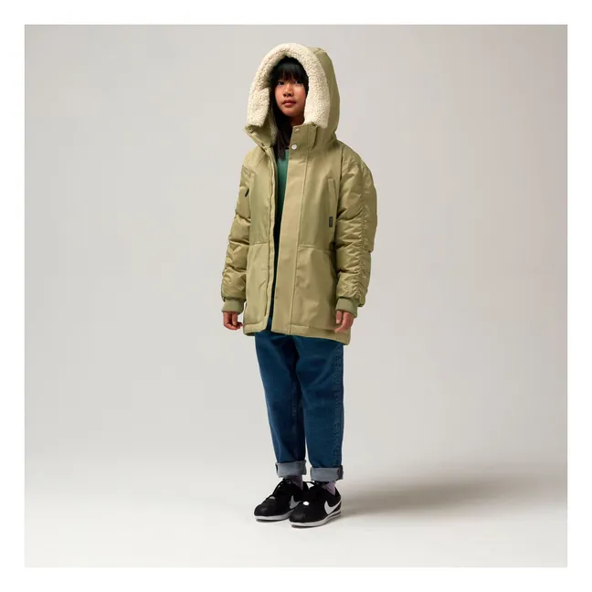 Funny Frog wasserdichter Parka | Blasses Grün