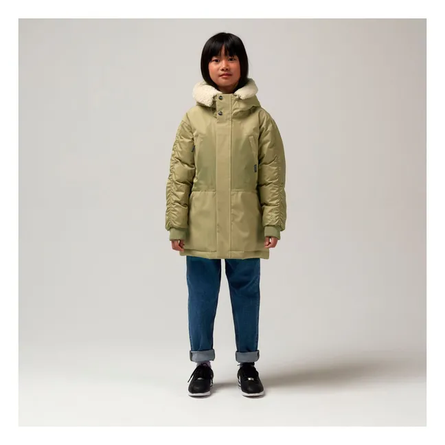 Funny Frog waterproof parka | Pale green
