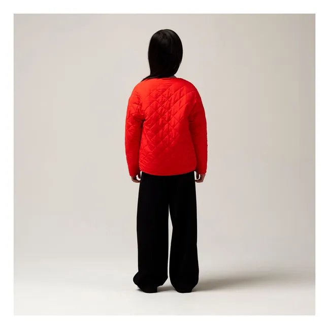 Chaqueta reversible de sherpa Sleeping Lion | Rojo