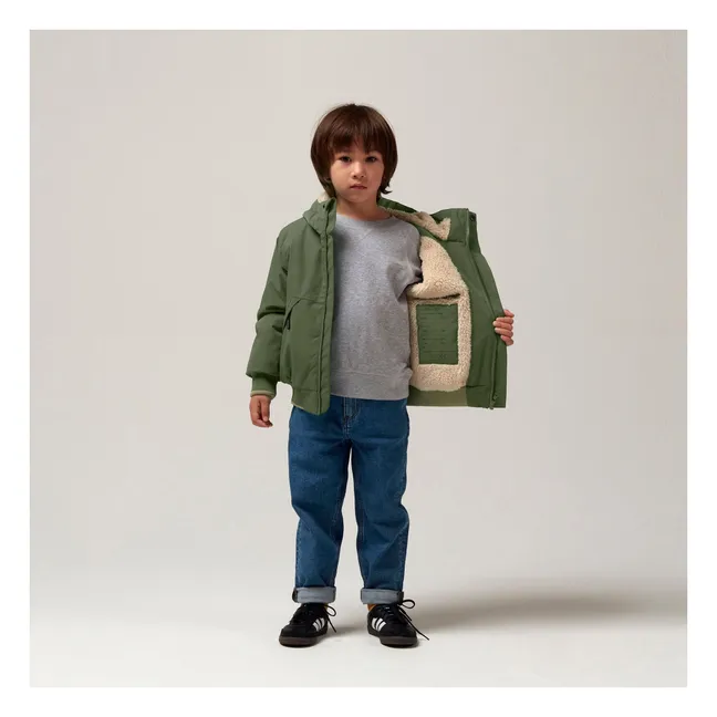 Giacca impermeabile Tiger Feet | Verde militare