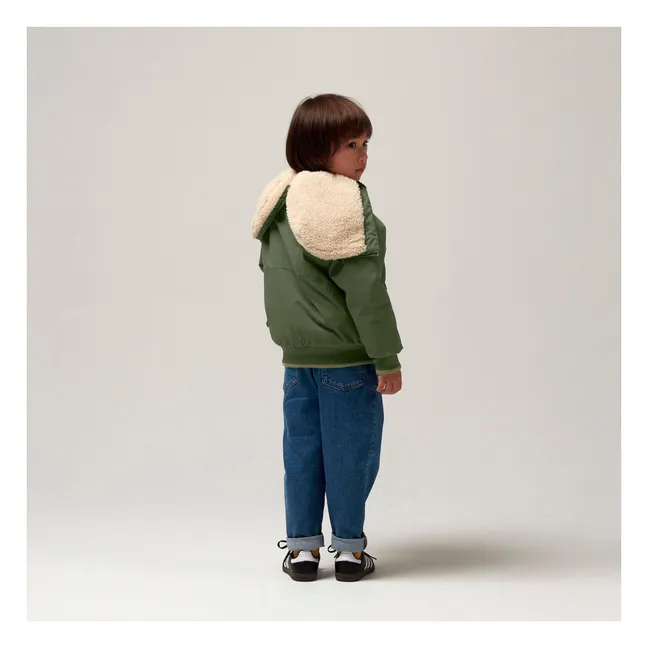 Veste Imperméable Tiger Feet | Vert kaki