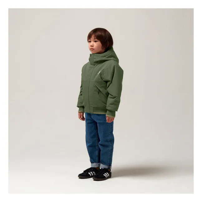 Veste Imperméable Tiger Feet | Vert kaki