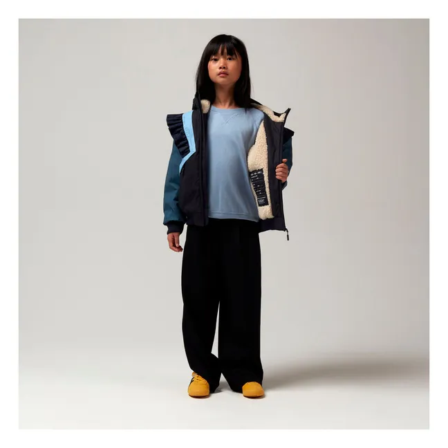 Smiling Dove waterproof jacket | Blue