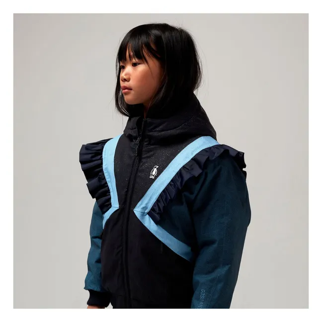 Smiling Dove waterproof jacket | Blue