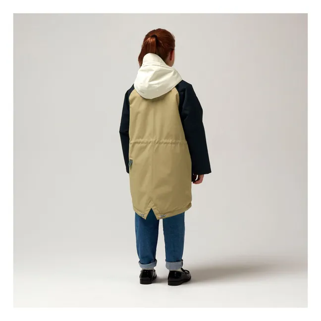 Fast Camel wasserdichter Parka | Blasses Grün