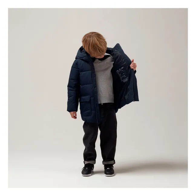 Tiger Eye waterproof jacket | Navy blue