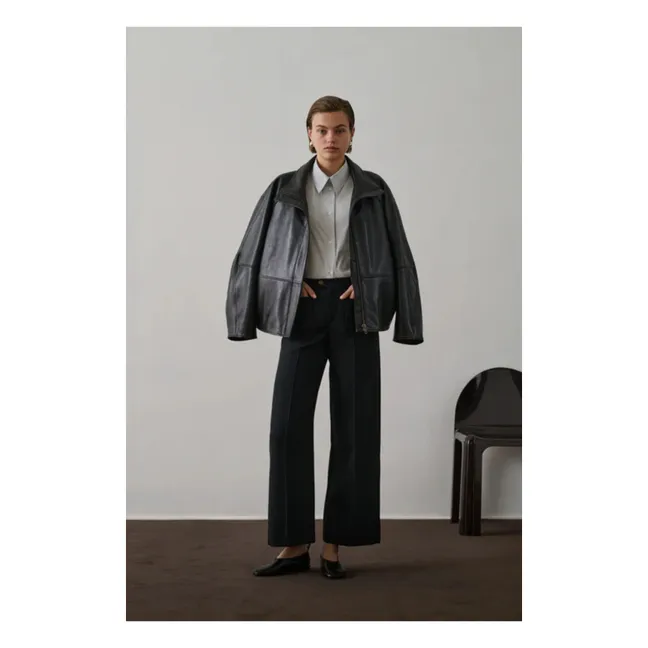 Hose Harry Schurwolle | Schwarz