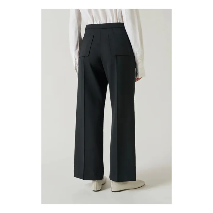 Pantalón Harry de lana virgen | Negro- Imagen del producto n°4