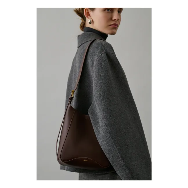 Sac Uma Mini Cuir | Chocolat
