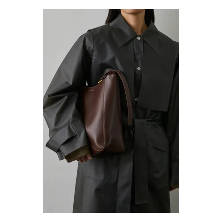 Sac Uma Cuir | Chocolat- Image produit n°1