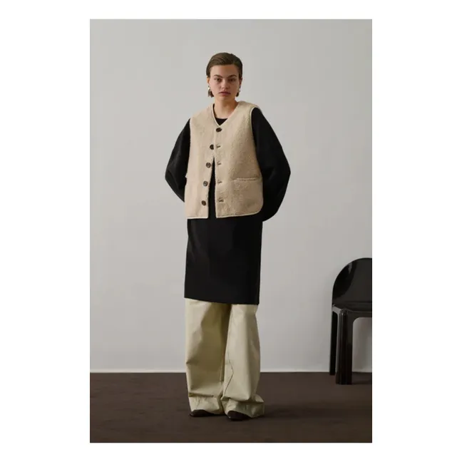 Fusil Sherpa Jacket | Ecru