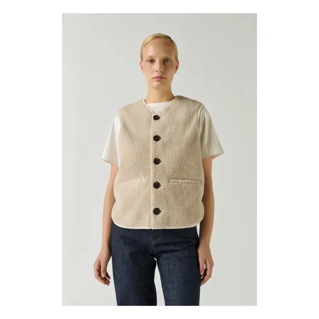 Fusil Sherpa Jacket | Ecru