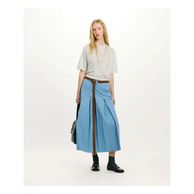 T-shirt Iora Métallisé | Gris clair