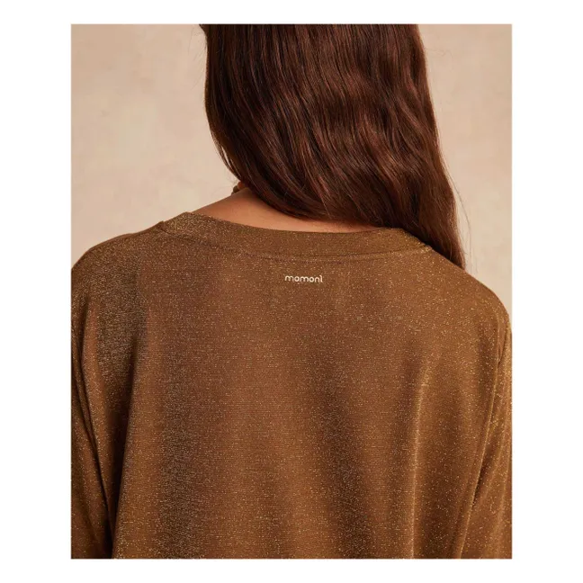 Camiseta Iora Metallic | Tabaco