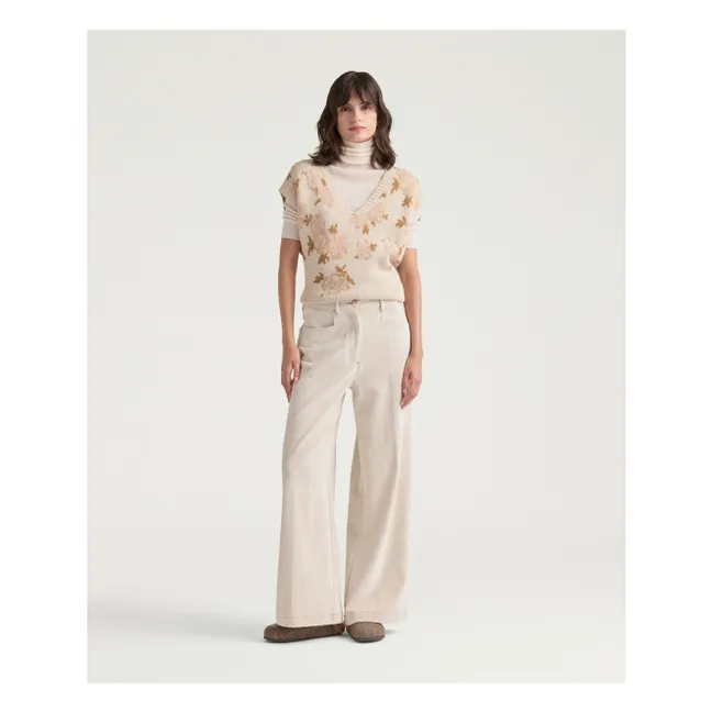 Pantalones Peter de pana | Crema