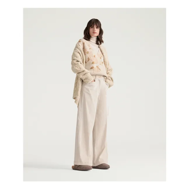 Pantalones Peter de pana | Crema