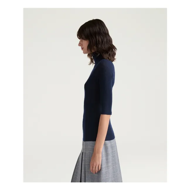 Jersey Hardy de lana merina | Azul Noche