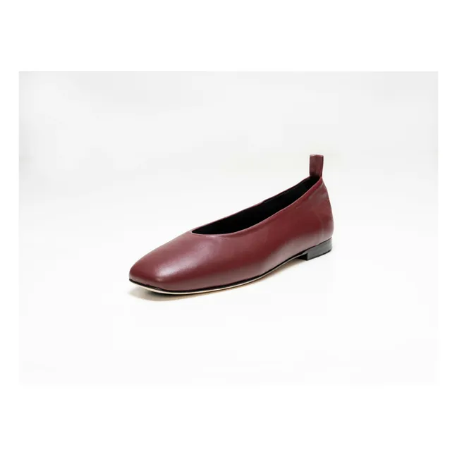Ballerinas Ibiza Nappa leather | Burgundy