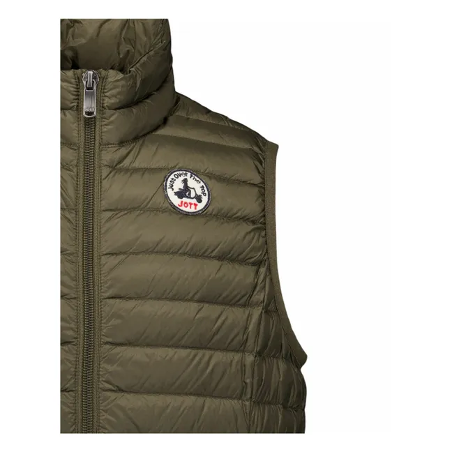 Doudoune Sans Manches Zoé | Vert kaki