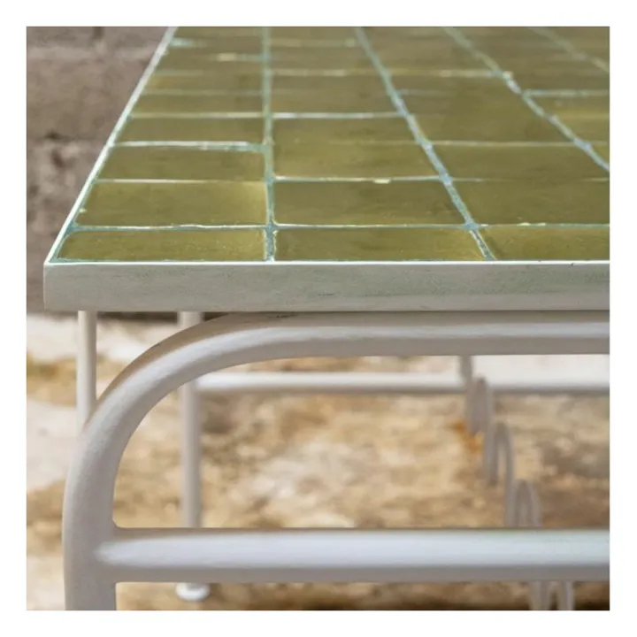Table céramique Dolores  | Vert kaki- Image produit n°2