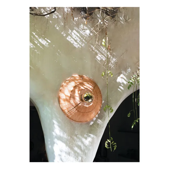 Virgo wool wall lamp | Coral