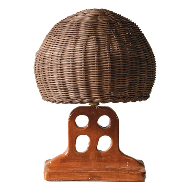 Lampe à poser Mvalley | Marron