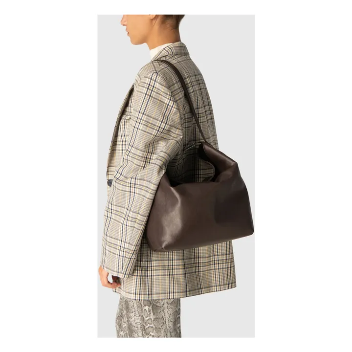 Tasche Maxi Bea Gewaschenes Leder | Kaffee- Produktbild Nr. 1