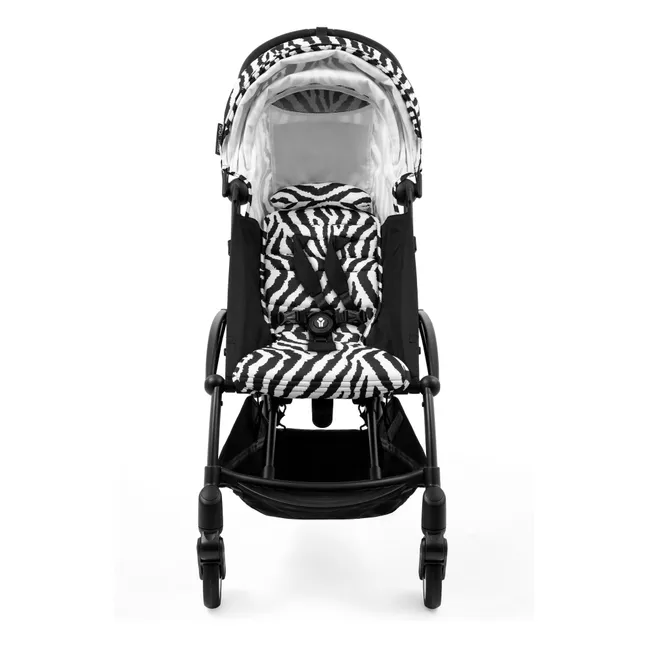 Poussette YOYO³ 6+ Châssis noir | Zèbre